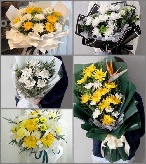 广东汕头市潮南区井都镇平湖新村白事花束代送